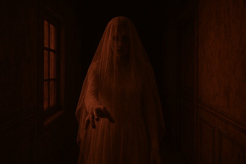 Horror-themed escape room creates a chilling atmosphere.