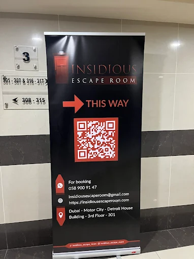 Booking at Insidious Horror Escape Room in Dubai