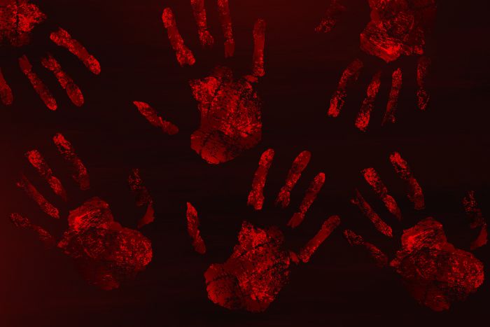 Hand prints of corporate escape room Dubai participants.