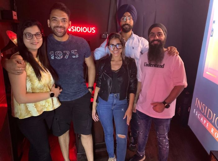 Corporate escape room experience creates memorable moments.