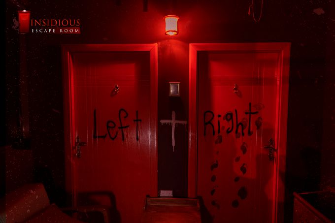 Horror-themed escape room in Dubai.