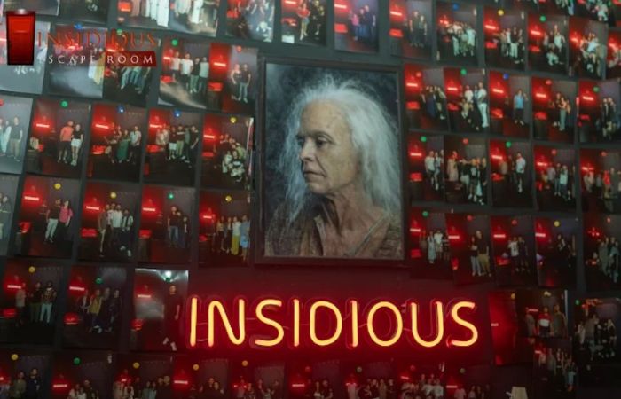 Images of horror escape room participants