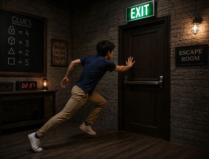 Beginner escape room player